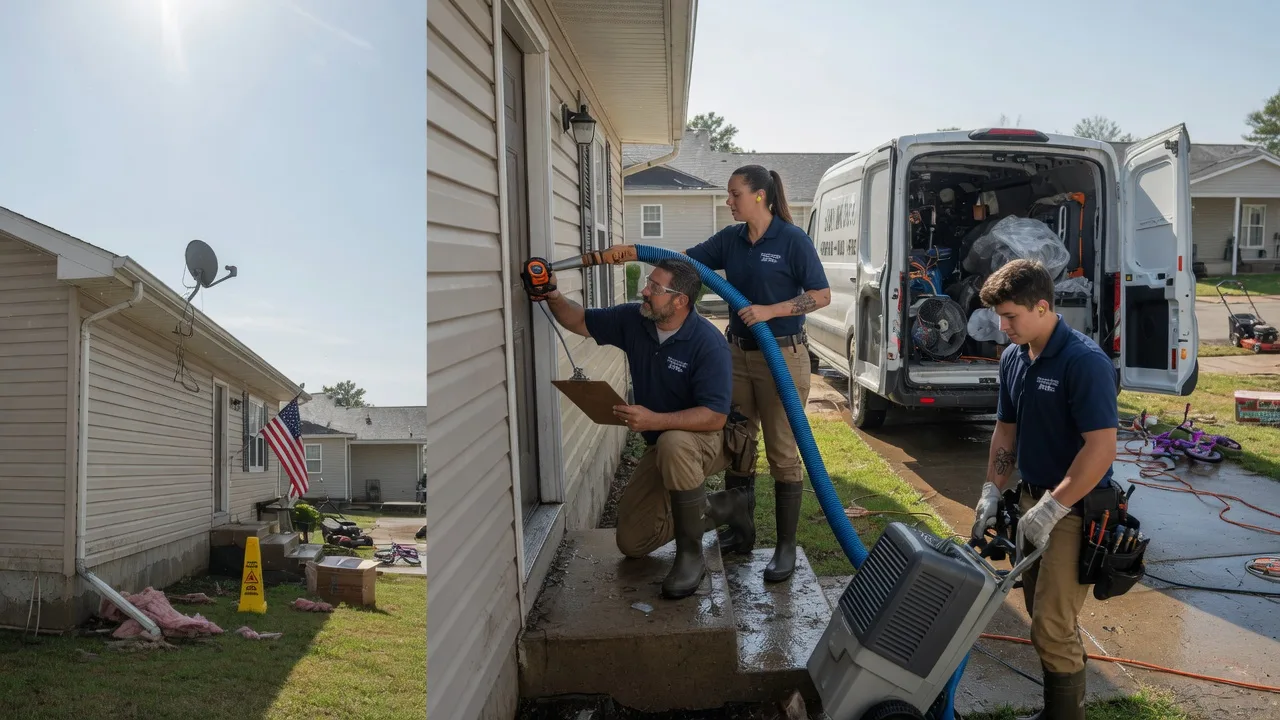 Ceiling Water Damage Restoration in Blessing, TX near me