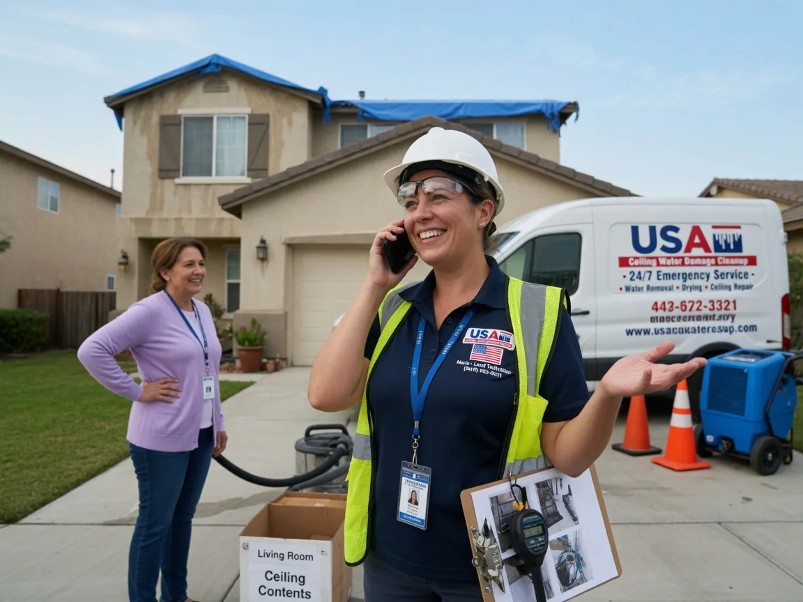 Ceiling Water Damage Restoration Blessing, TX FAQs